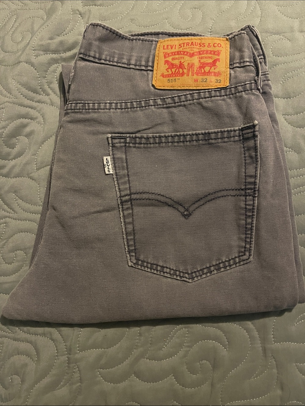 Levi's Men's Straight Gray 514 32 x 32